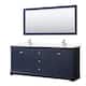 Option Dark Blue, Chrome Trim, Giotto Quartz Top