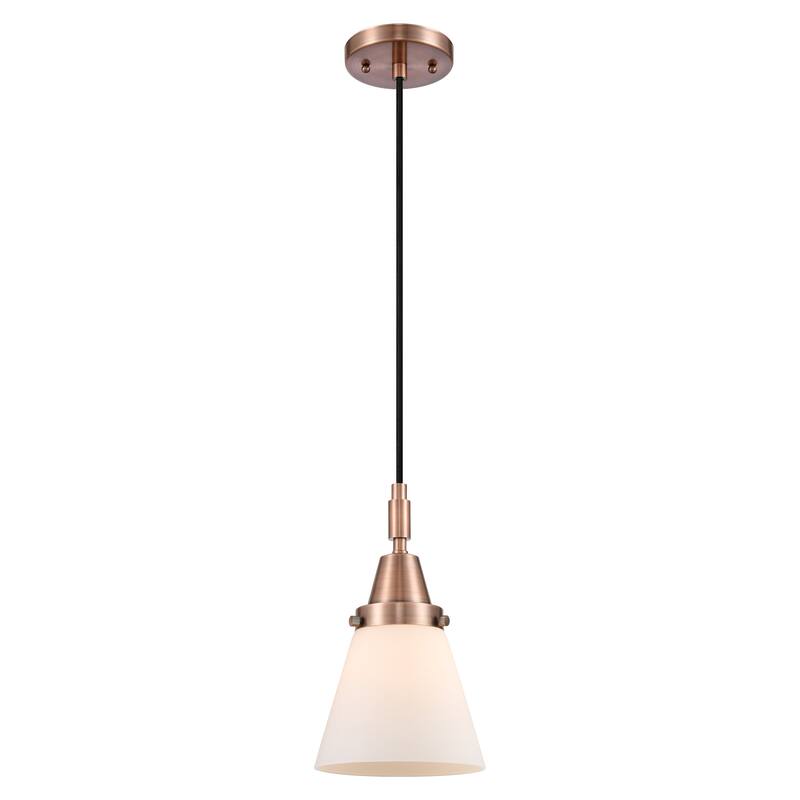 Innovations Lighting 447-1P-G61 Cone 6" Wide Mini Pendant with Matte