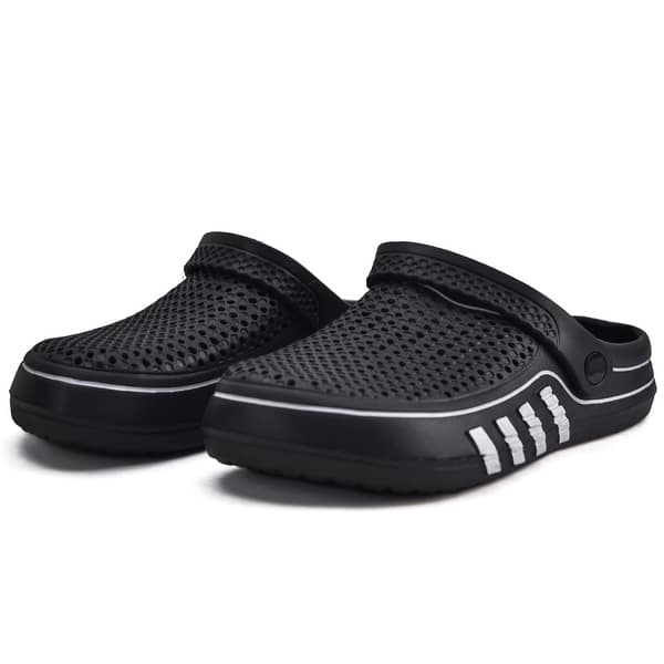 VONMAY Mens Breathable Clogs Waterproof Summer Beach Sandals Adjustable Slide Garden Shoes Lightweight Slippers Nonslip