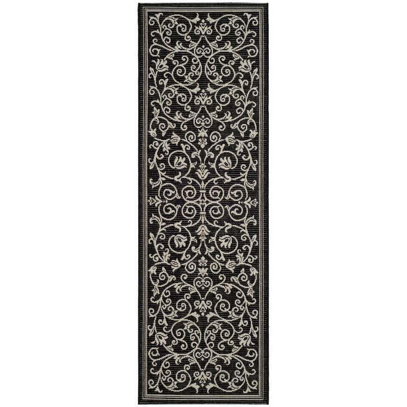 SAFAVIEH Courtyard Clarine Indoor/ Outdoor Waterproof Patio Backyard Rug