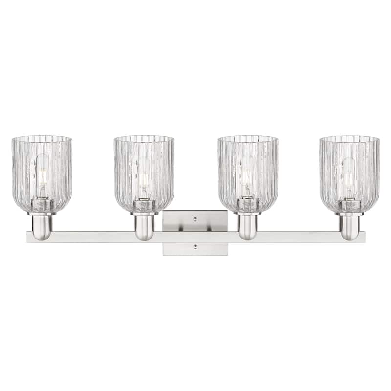 Innovations Lighting Downtown Urban - Bridal Veil - 4 Light 32" Bath Vanity Light