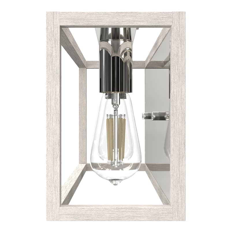 Hunter Squire Manor 2-Light Vanity Wall Light, Modern Farmhouse, Transitional - Damp Rated!