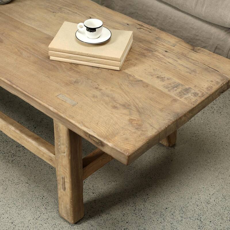 Artissance Vintage Coffee Table Approx 4-5" Long 12-24" Wide Weathered Natural (Size & Color Vary)