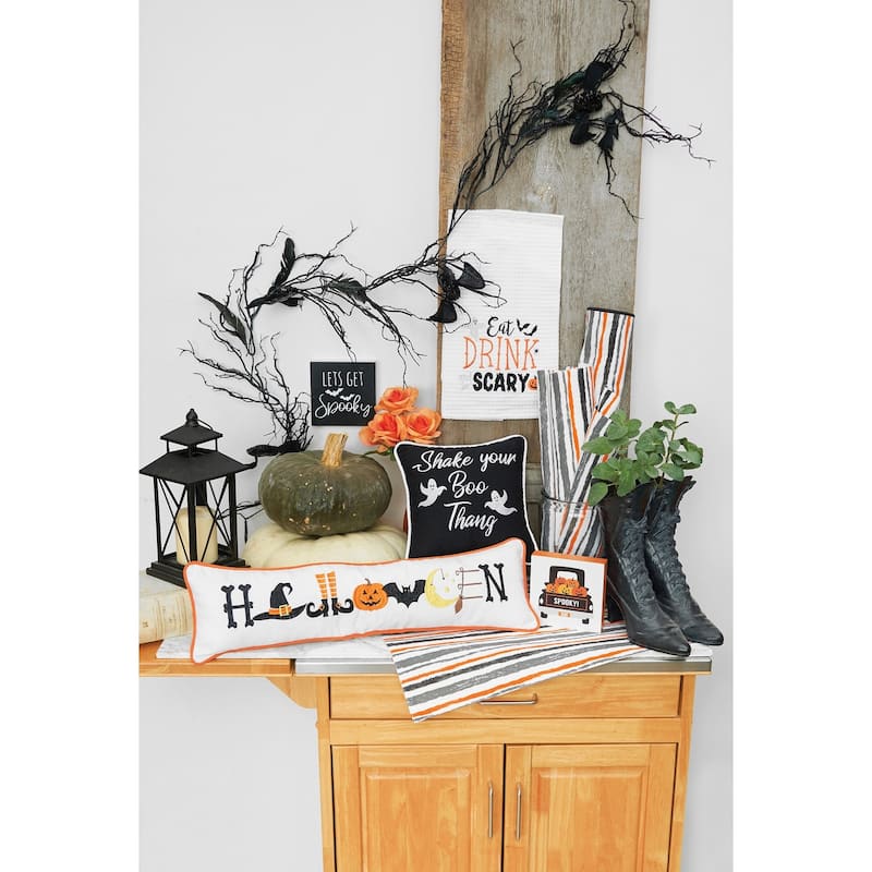 Spooky Halloween Shelf Sitter Blocks Set of 2