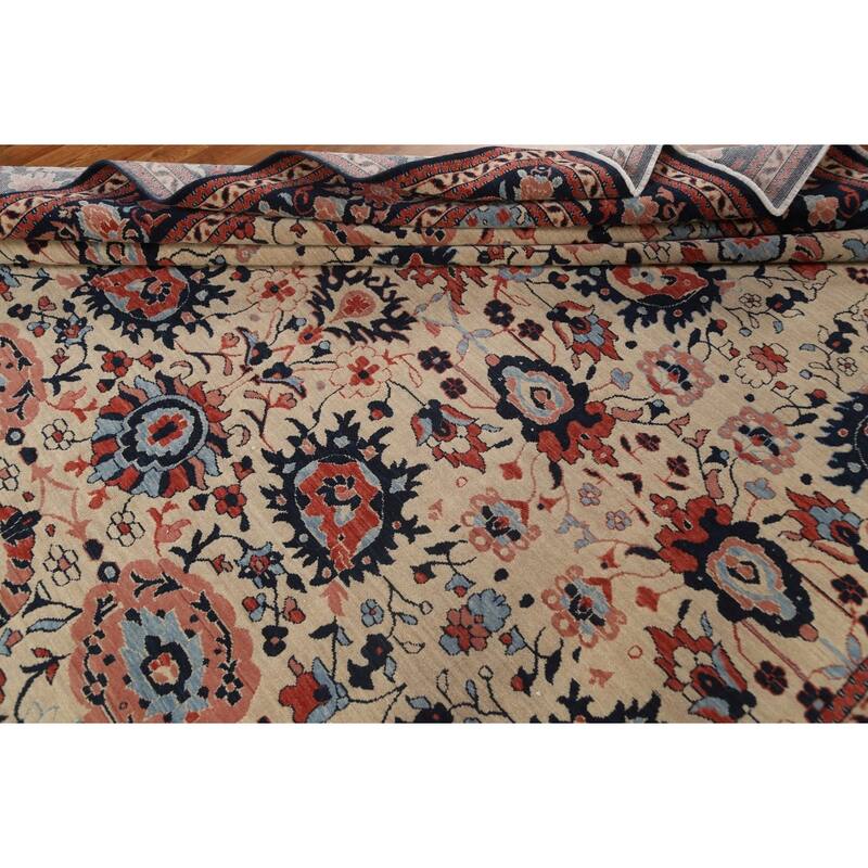 Sultanabad Ziegler Turkish Oriental Area Rug Hand-knotted Wool Carpet - 9'9" x 13'0"