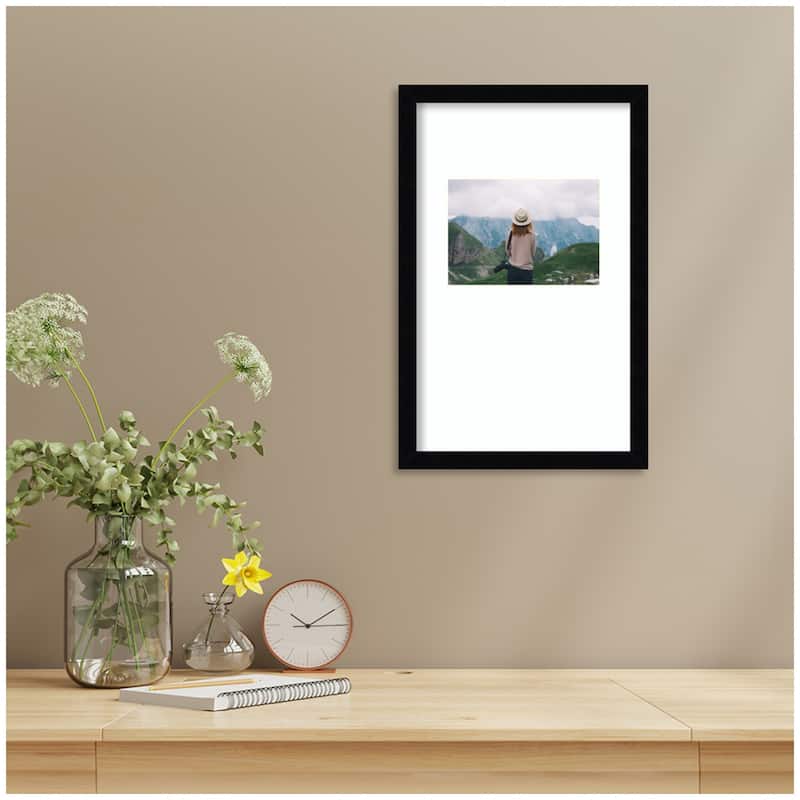 Kate and Laurel Svelte Noir Black Photo Frame