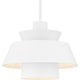 preview thumbnail 5 of 7, Lumi 1-Light Matte White Pendant