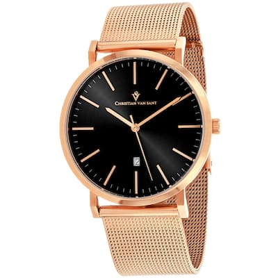 Christian Van Sant Men's Paradigm Black Dial Watch - CV4321 - 6 (36)