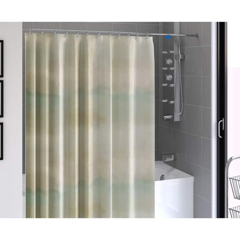 Ava Cotton Fabric Shower Curtain - 70" X 72" - 70" x 72"