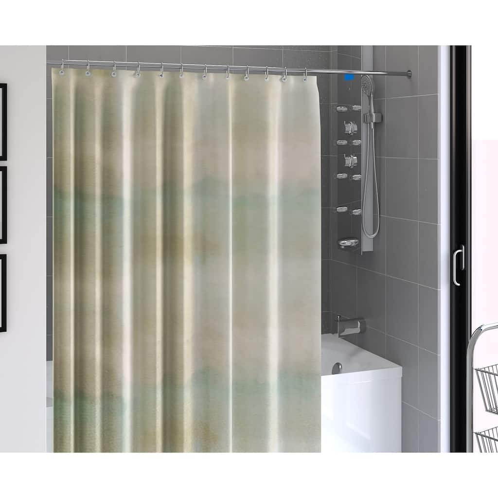 Ava Cotton Fabric Shower Curtain - 70" X 72"