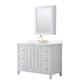 Option White / White Quartz Top / Brushed Gold Hardware