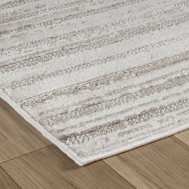Rug Branch Abstract Modern Geometric Grey Indoor Area Rug
