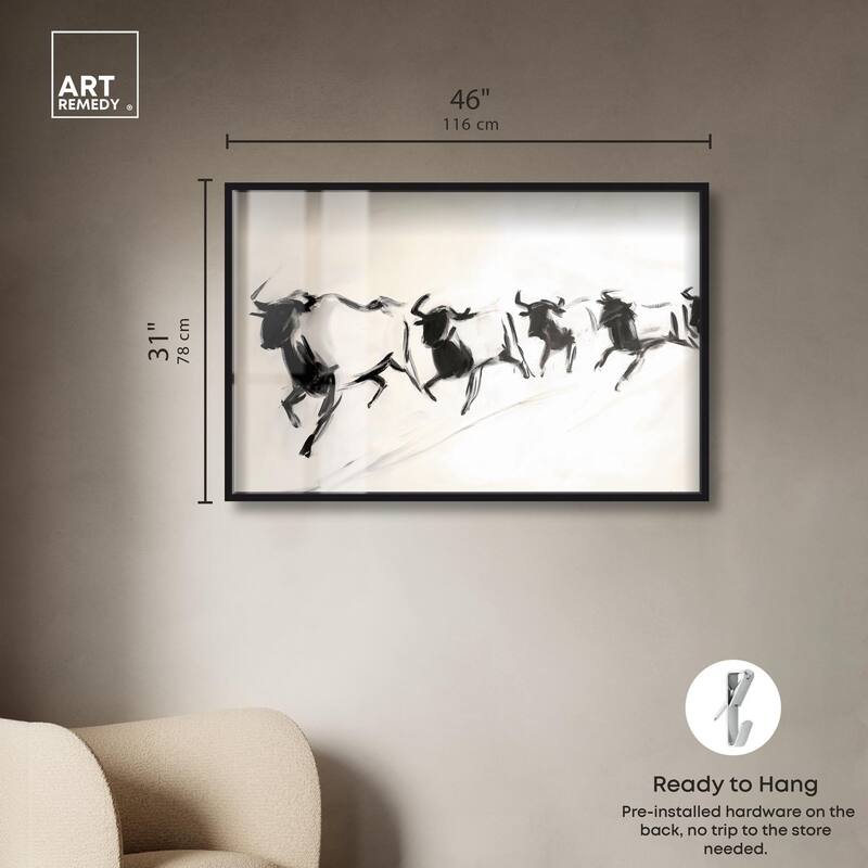 Bovine II Shadowbox by Art Remedy