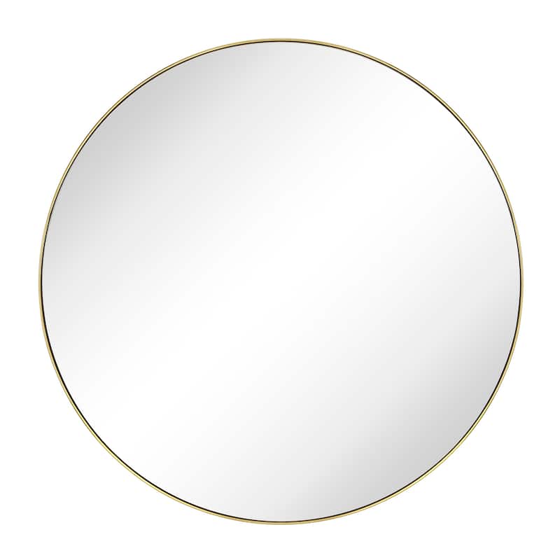 TEHOME Yolanta Round Metal Wall Mirror