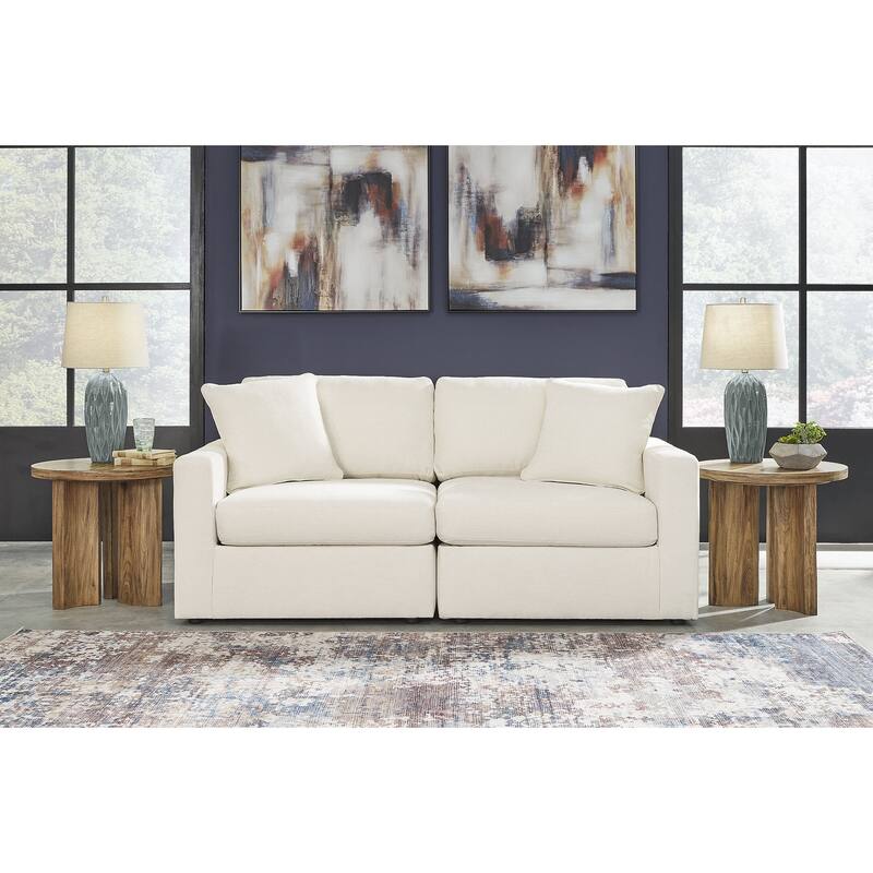 Signature Design by Ashley Modmax 2-Piece Loveseat - 76" W x 37" D x 36" H - Beige