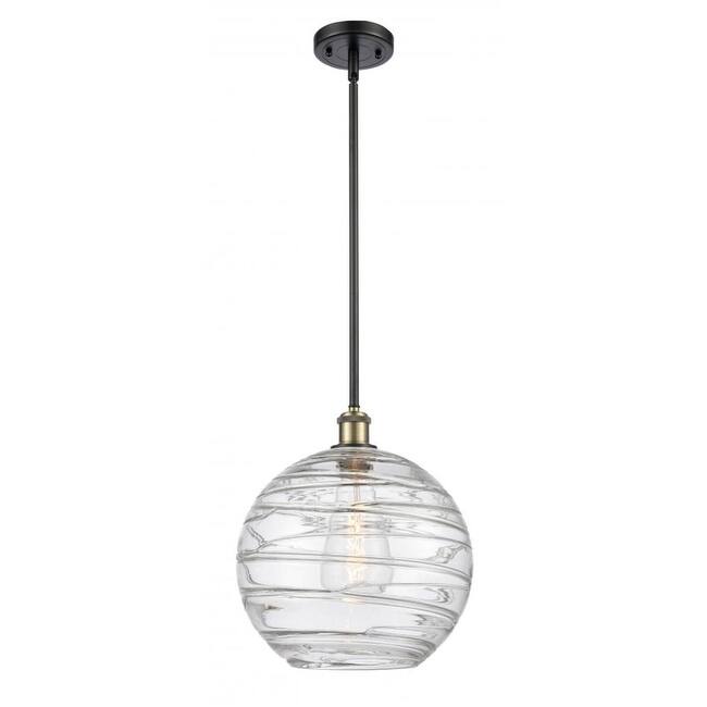 Innovations Lighting 516-1S-G1213-12-LED Deco Swirl Mini Pendant - Black Antique Brass