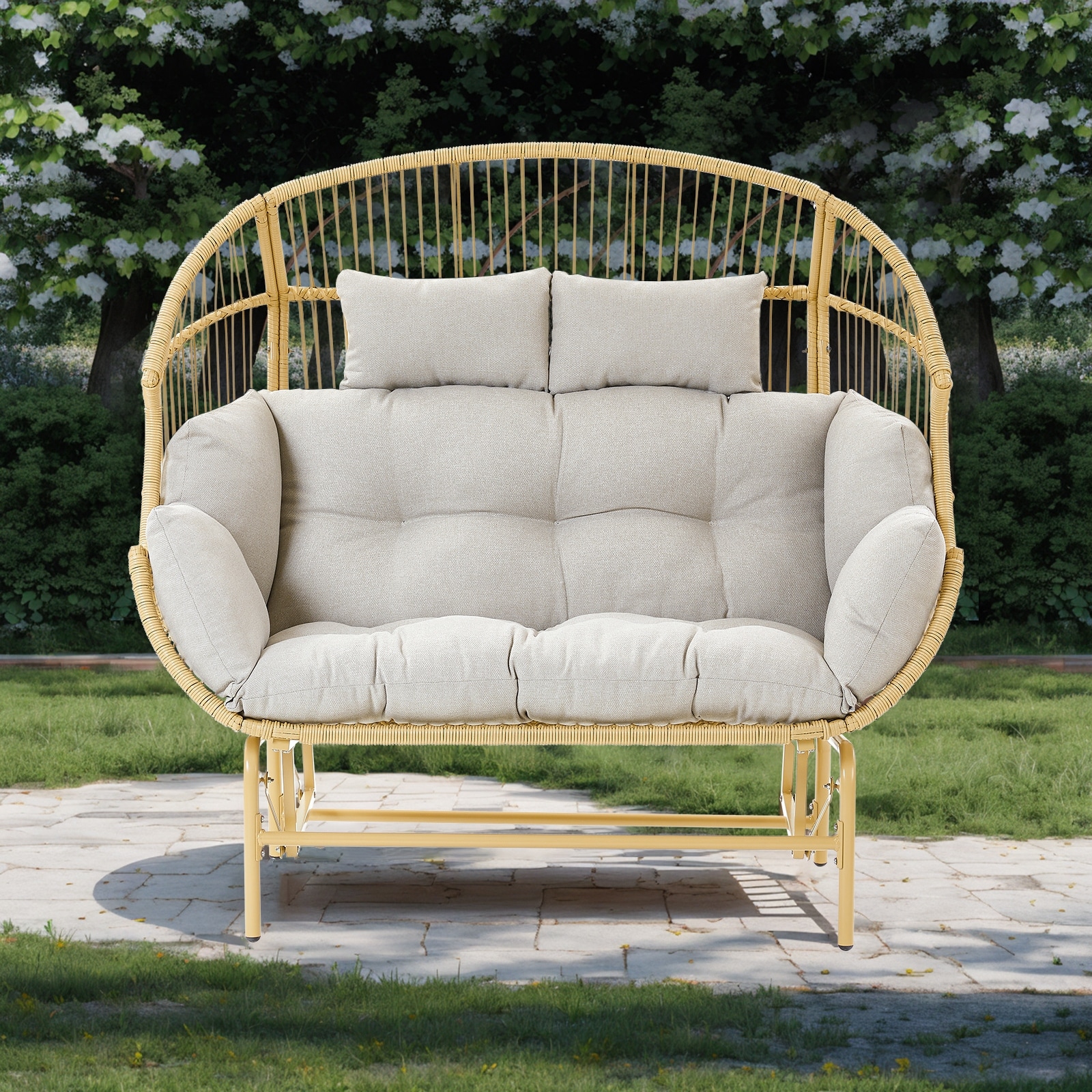 Egg chair outdoor 2025 double