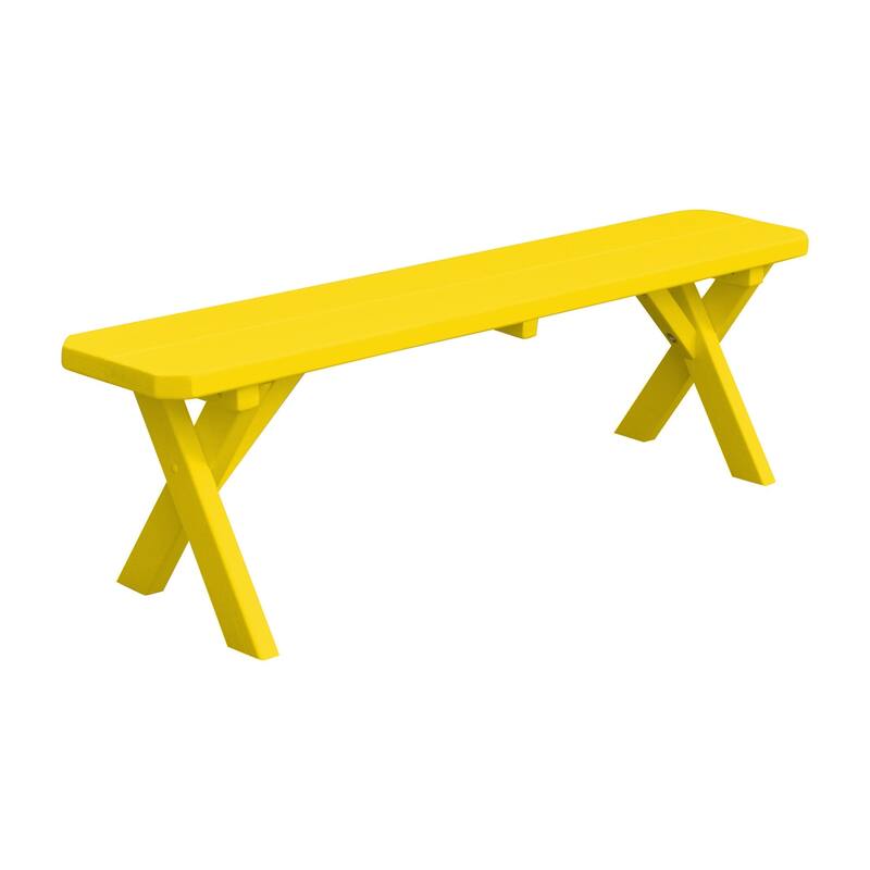Pine 5' Crossleg Bench