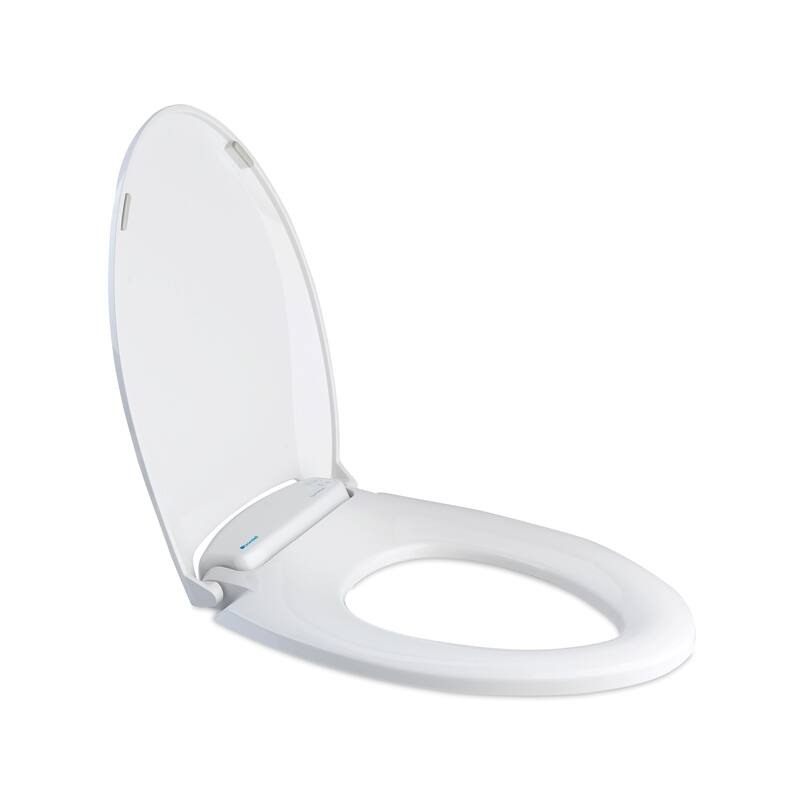 Brondell LumaWarm Heated Elongated White Nightlight Toilet Seat