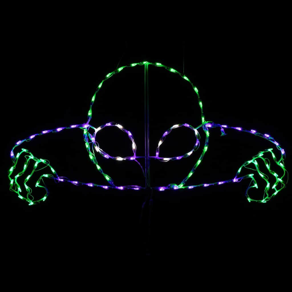 Halloween LED Alien Rising 50in