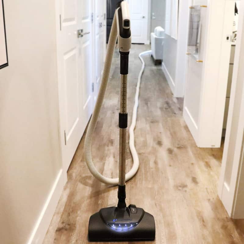 Premium 35 ft Universal Central Vacuum Hose Kit w/ Wessel Werk Power Nozzle by Prolux - N/A