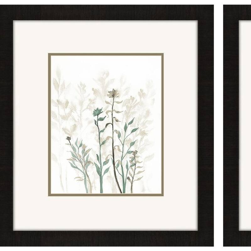 HomeRoots Set Of Two Branch Silhouette Brown Framed Wall Art