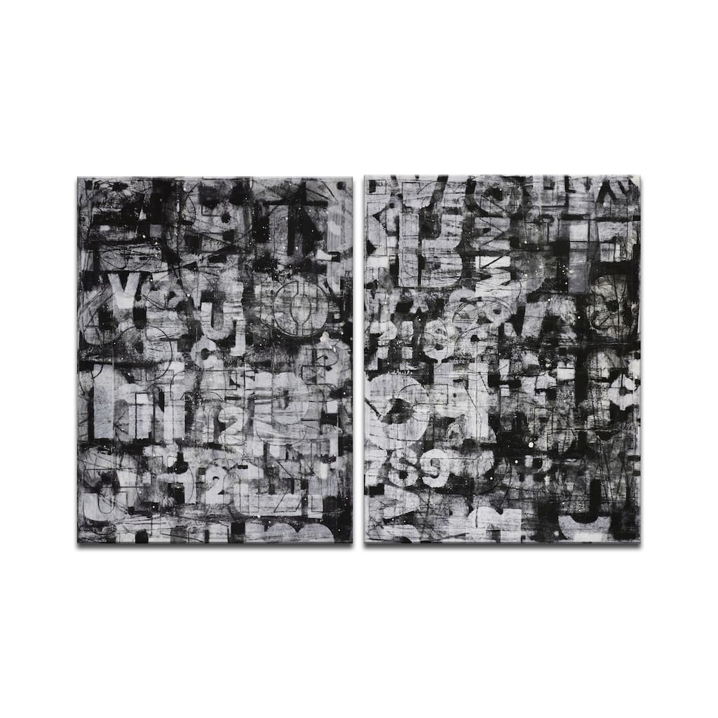 Street Wise I/II' 2 Piece Wrapped Canvas Wall Art Set by Norman Wyatt Jr.