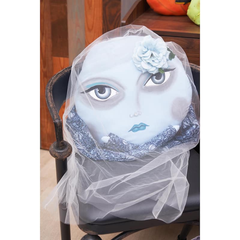 Miss Gloomy Zombinaland Halloween Decorative Soft Figurine Pillow