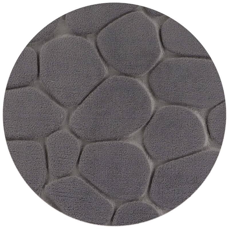 Contour Bath Rug Memory Foam Mat 3D Pebble 20L x 20W