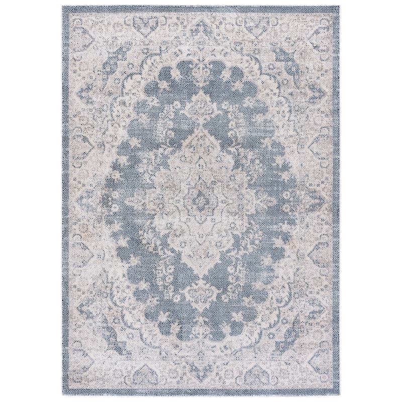 SAFAVIEH Harrison Dimitrija Transitional Rug - 4' x 6' - Blue/Ivory