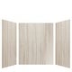 preview thumbnail 17 of 15, Transolid EWK606072 Expressions 60" W x 60" D x 72" H Three Panel Sorento