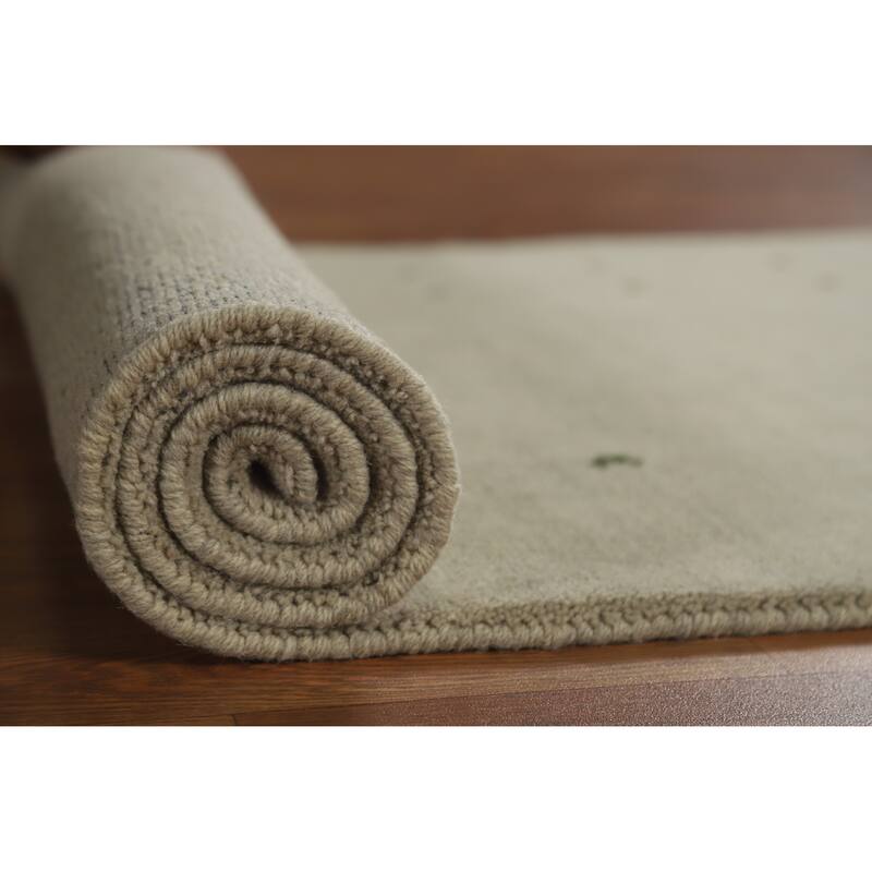 Tribal Gabbeh Indian Runner Rug Handmade Wool Carpet - 2'7" x 11'5"