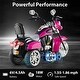 preview thumbnail 11 of 37, 6V Powered Toddler 3-Wheel Motorbike Ride On Toy with Horn and Headlight - 36" x 19" x 25" (L x W x H)