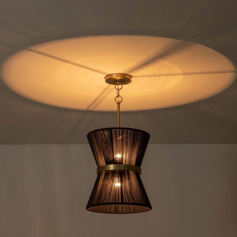 Modern Farmhouse Boho Chandelier for Dining Room in Gold or Black