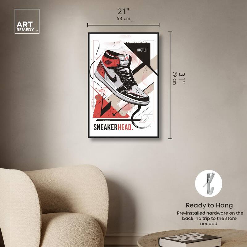 Stylish Sneakerhead Canvas by Art Remedy