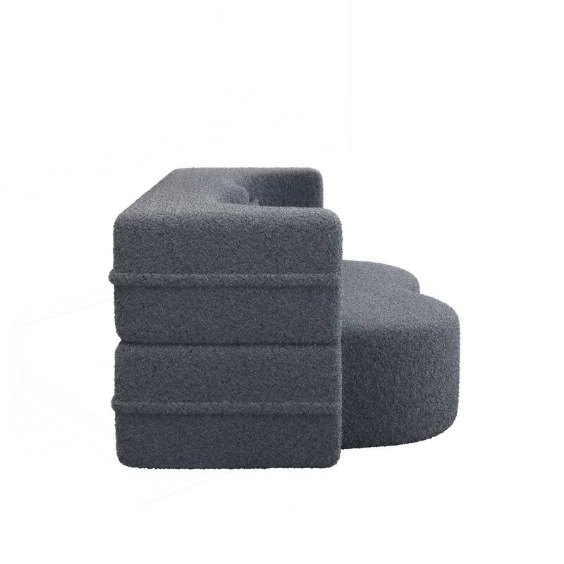Versatile Convertible Foam Sofa Bed with Removable Cushions and Pillows