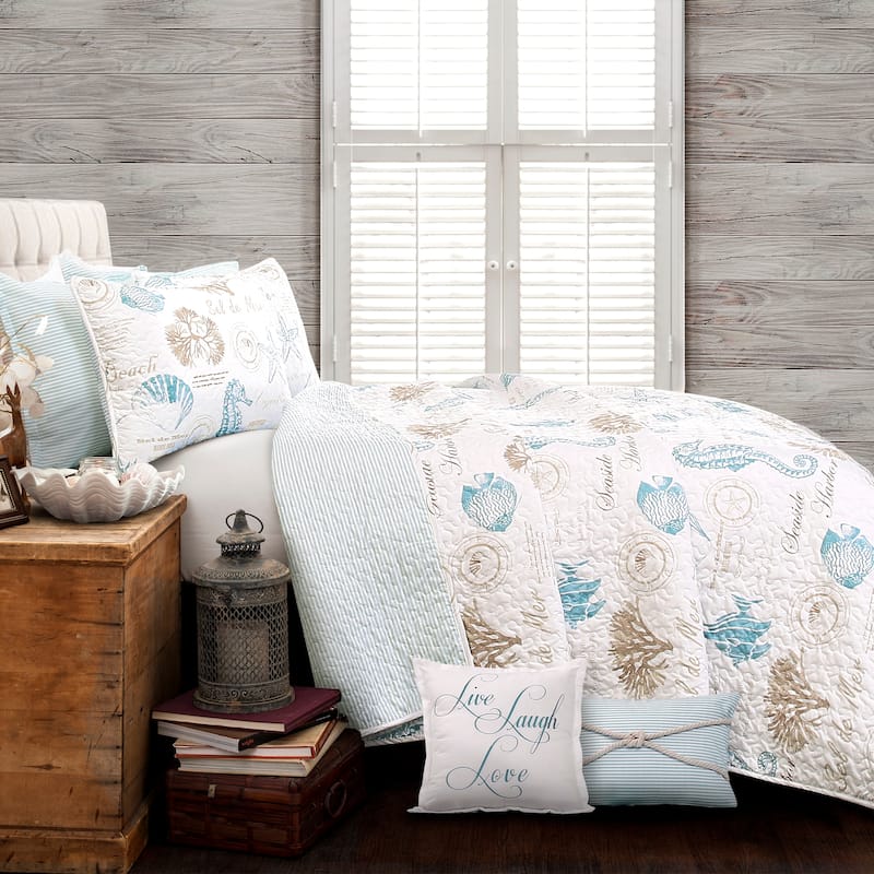 Lush Decor Harbor Life 7-piece Quilt Set