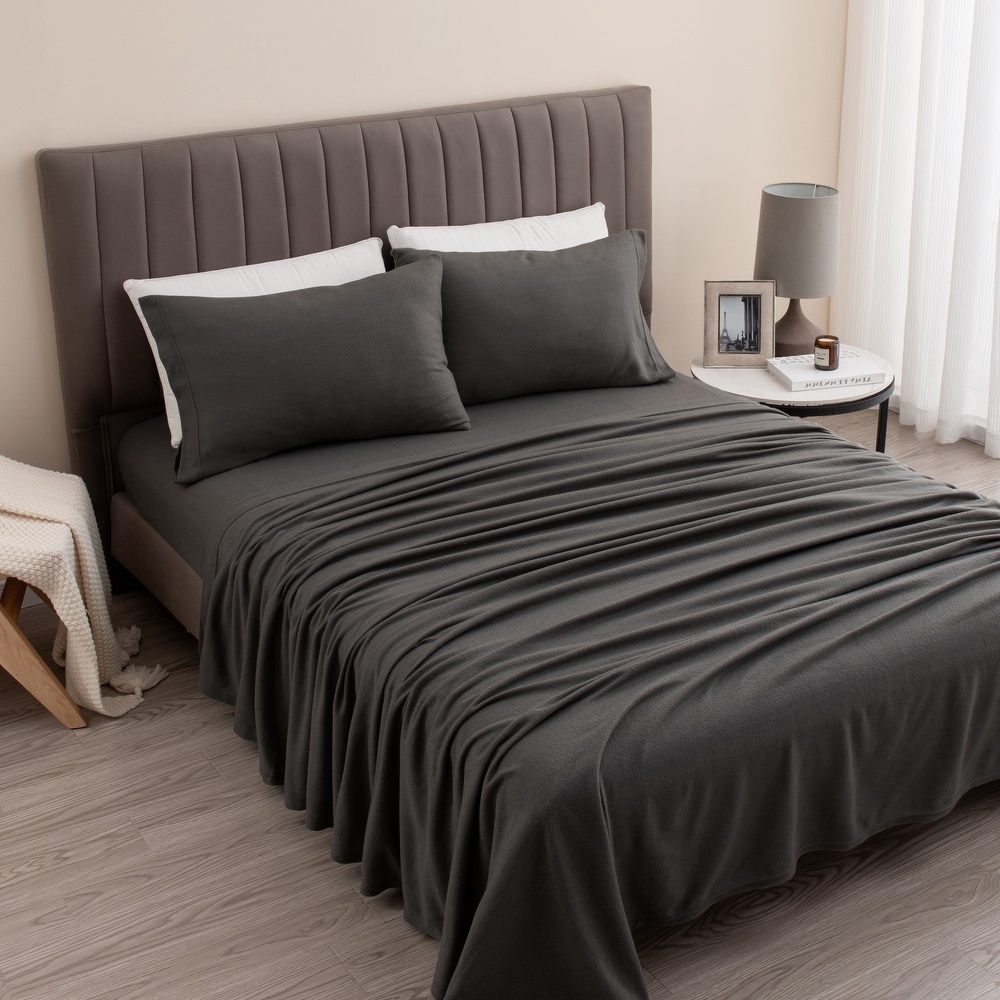 Fleece fitted sheet full shop