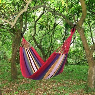 Hamic Colors 200*80cm Portable Polyester & Cotton Hammock 2 Colors - Bed Bath ...