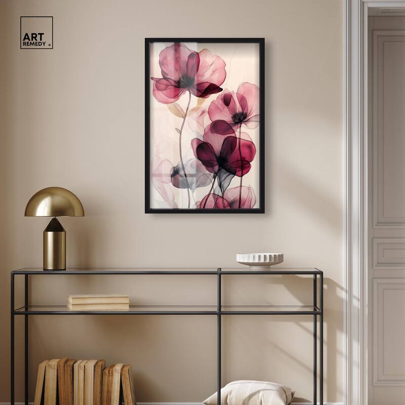Filigree Flora I Shadowbox by Art Remedy
