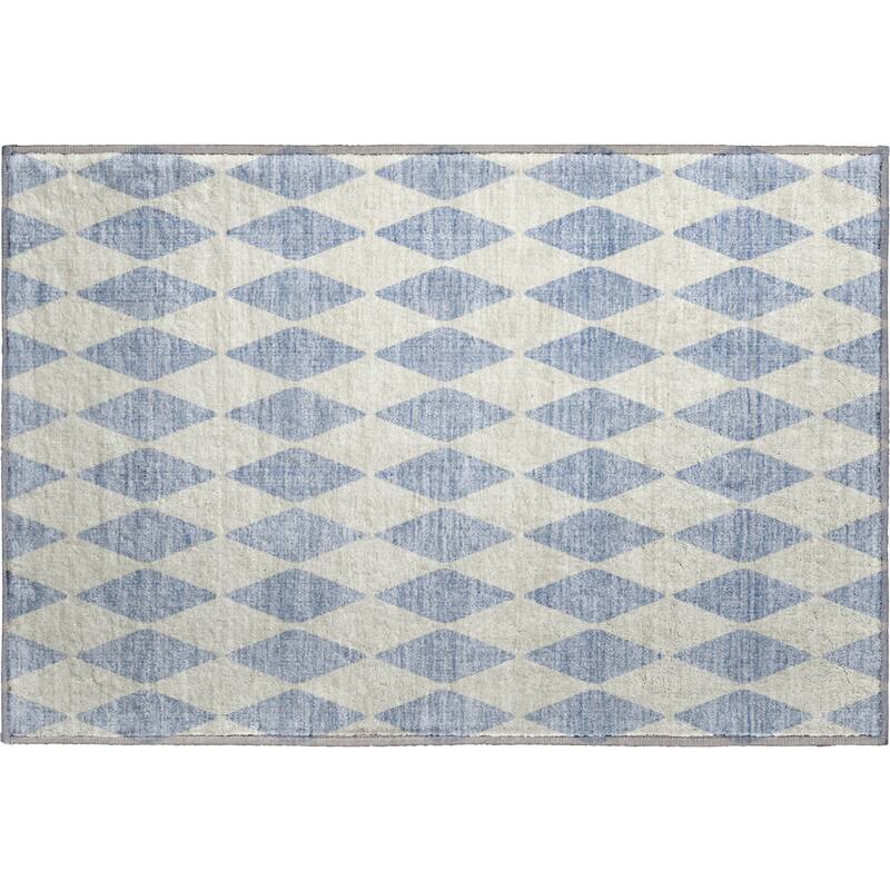 Premium Washable Super Soft Modern Diamond Mayfield Rug