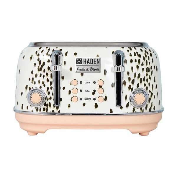 HADEN Margate Poodle and Blonde 4 Slice Wide Slot Toaster Bed Bath Beyond 36235915