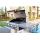 preview thumbnail 59 of 79, Kenmore 3 Burner Pedestal Grill with Foldable Side Shelves - product size:1298*613*1145mm,