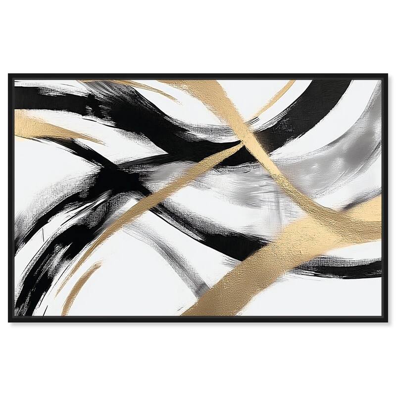 Midas Arc II Canvas by Art Remedy - Black - 54" x 36"