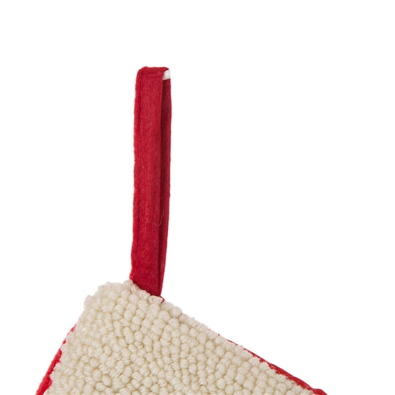 Glitzhome Christmas Reindeer Fox Cat Dog Dinosaur Warm Hooked Stocking