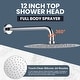 preview thumbnail 42 of 74, WOWOW Wall Mount 9-Spray Shower Faucet with Handshower