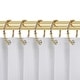 preview thumbnail 11 of 44, Utopia Alley Shower Rings, Oval Shape Shower Curtain Rings for Bathroom, Rustproof Zinc Shower Curtain Hooks Rings, Set of 12 Gold