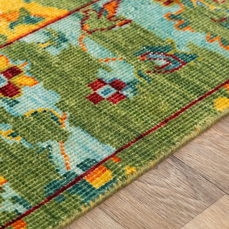 Ennoki Hand-knotted Wool Accent Rug - 2' x 3'