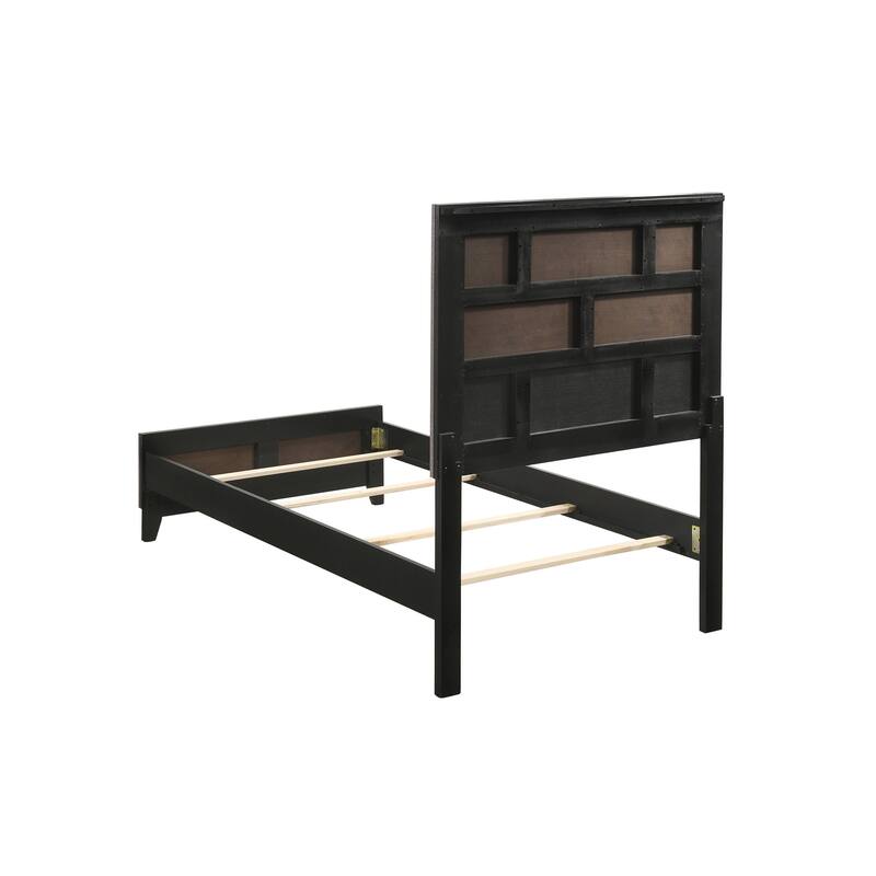 Carina Grey Oak Panel Bed