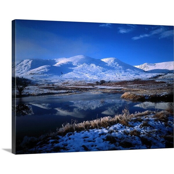 Shop Winter Scene Strathmashie Highlands Scotland Canvas Wall